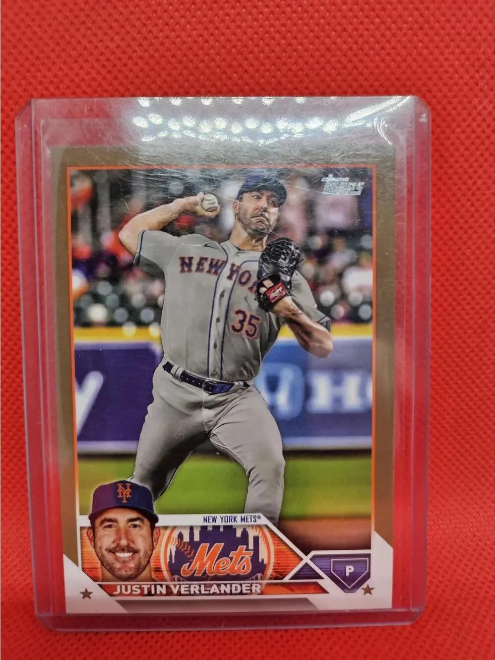 Justin Verlander - 2023 Topps - New York Mets #425 - RAW Mint